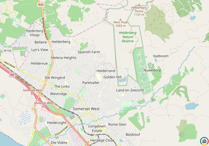 Map location of Helderrand
